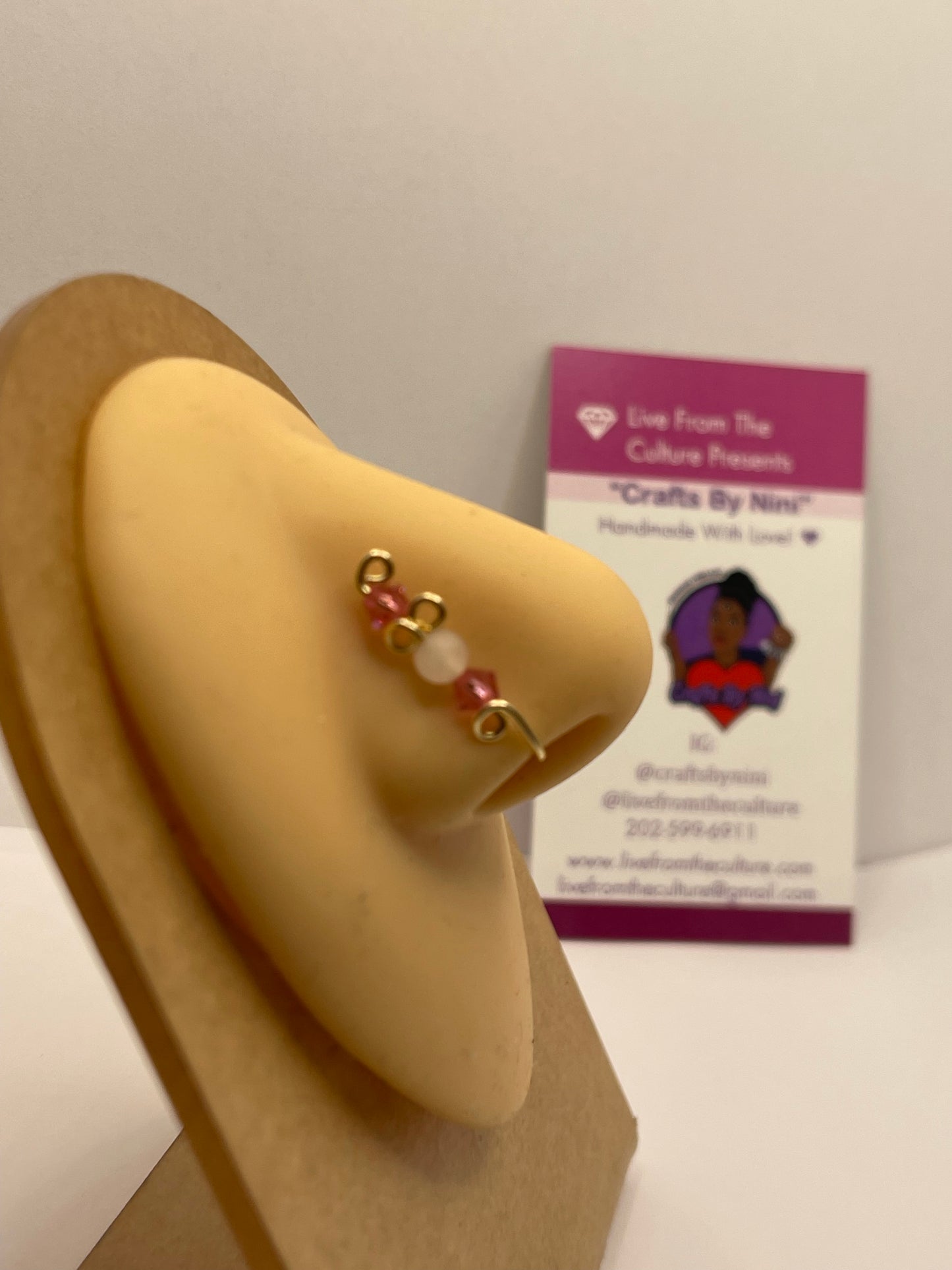 Lady Pink Nose Cuff