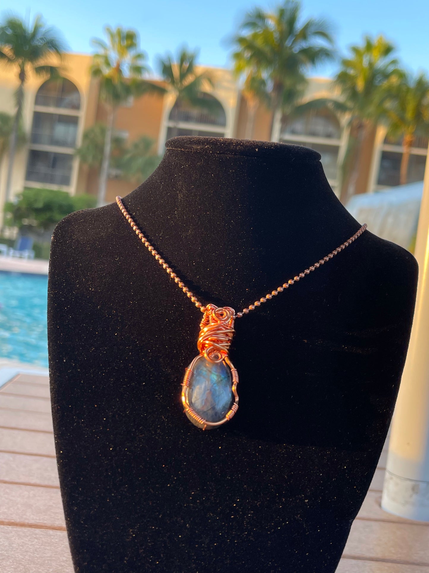 Labradorite in Copper