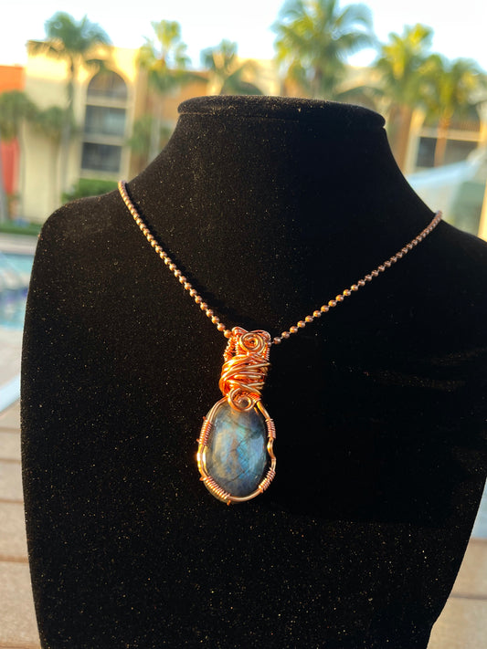 Labradorite in Copper