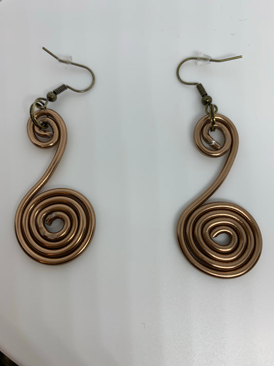 Tribal Copper Earrings