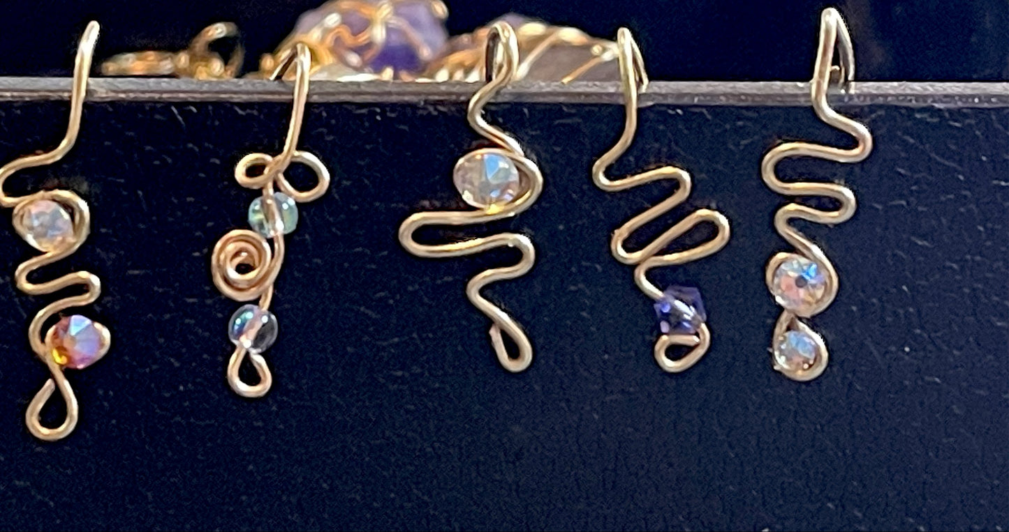 Swarovski Crystal Nose Rings (3 for $35)