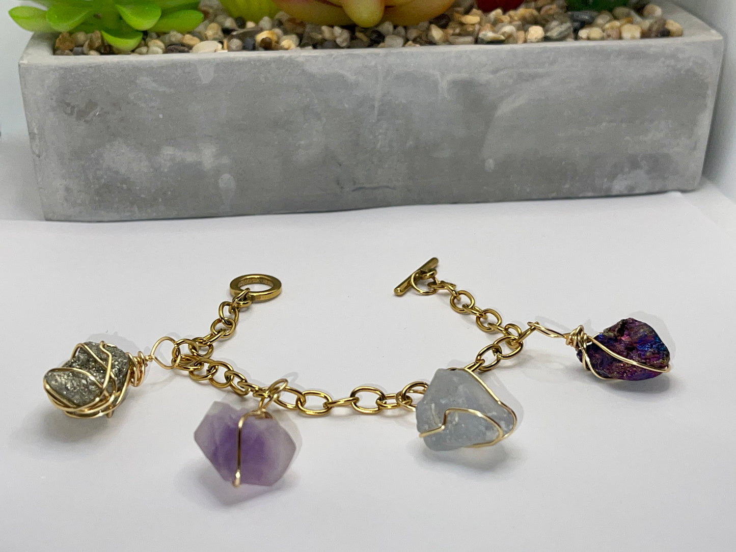 Crystal Charm Bracelet