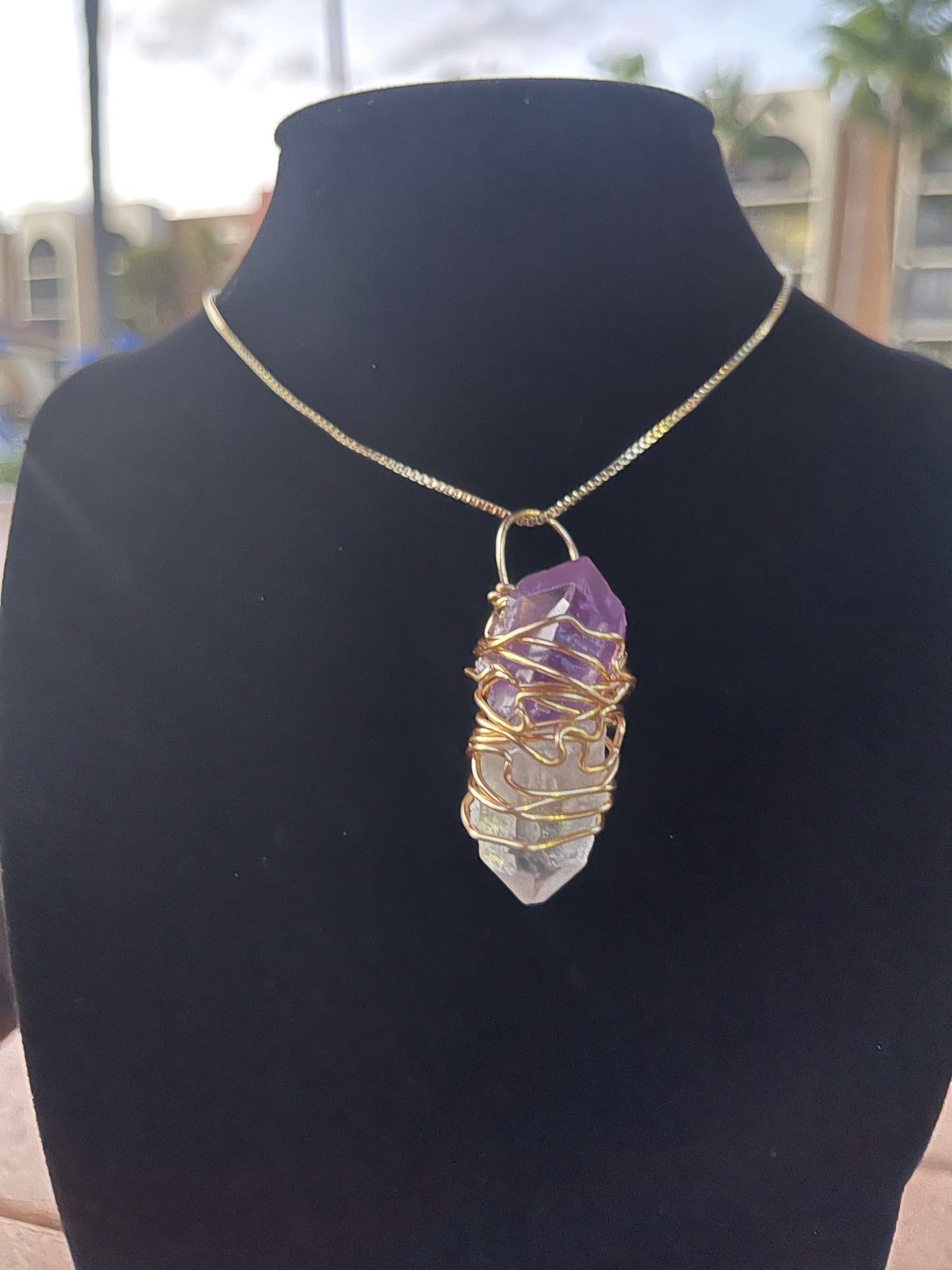 Amethyst & Clear Quartz