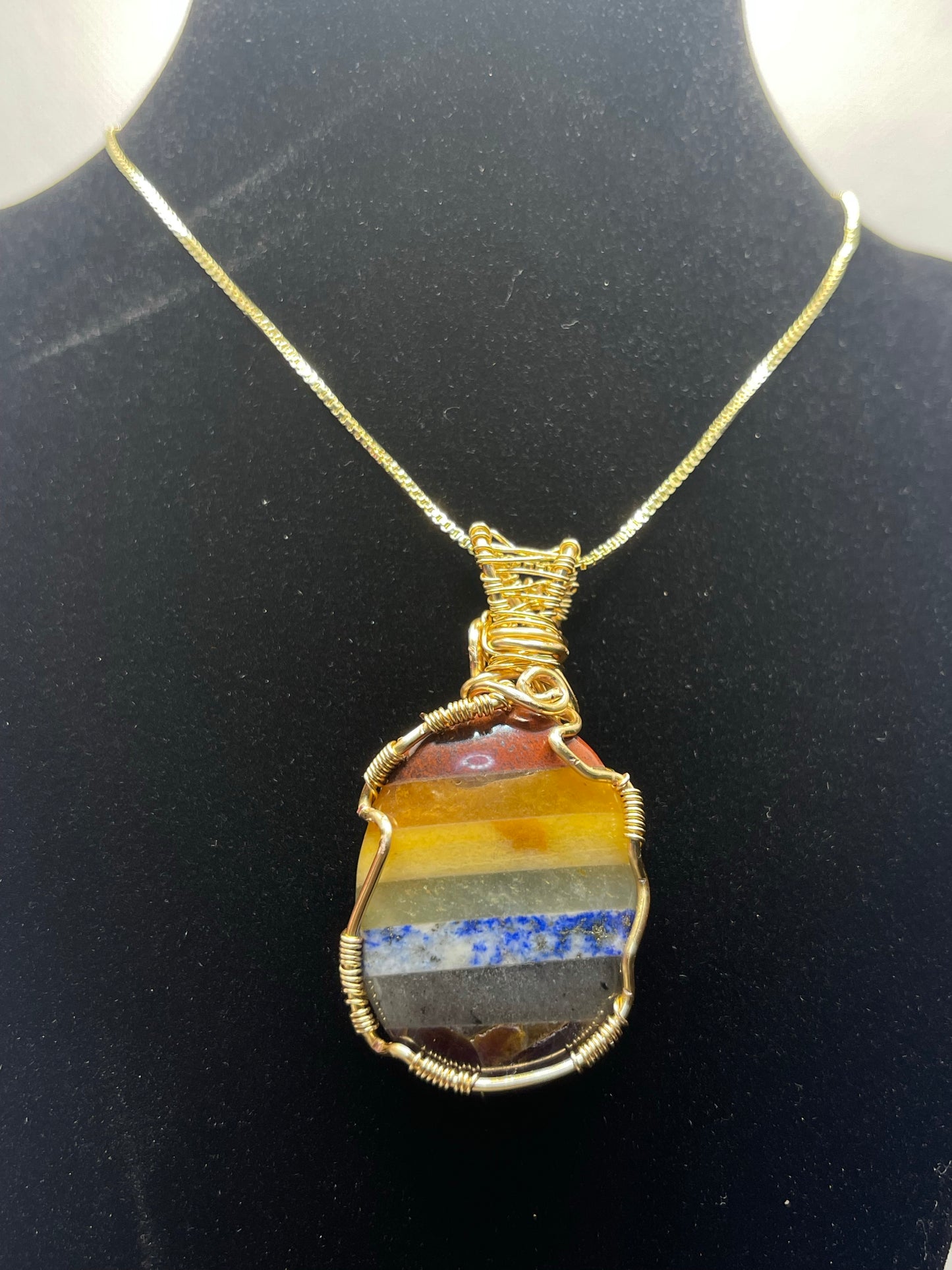 Chakra Worry stone Pendant