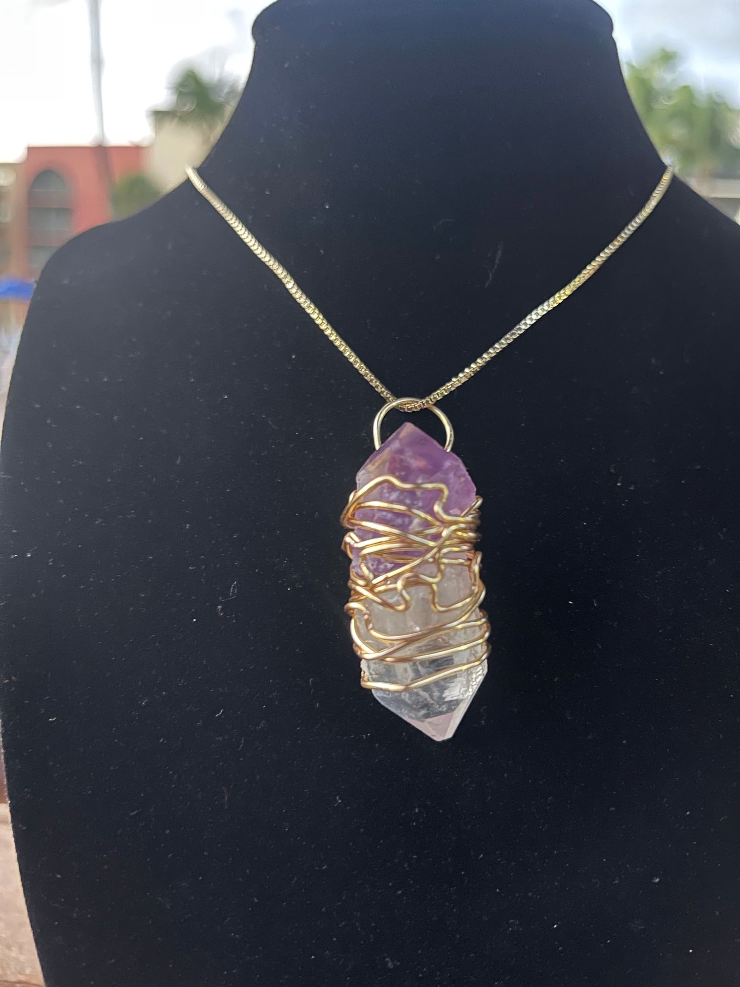 Amethyst & Clear Quartz