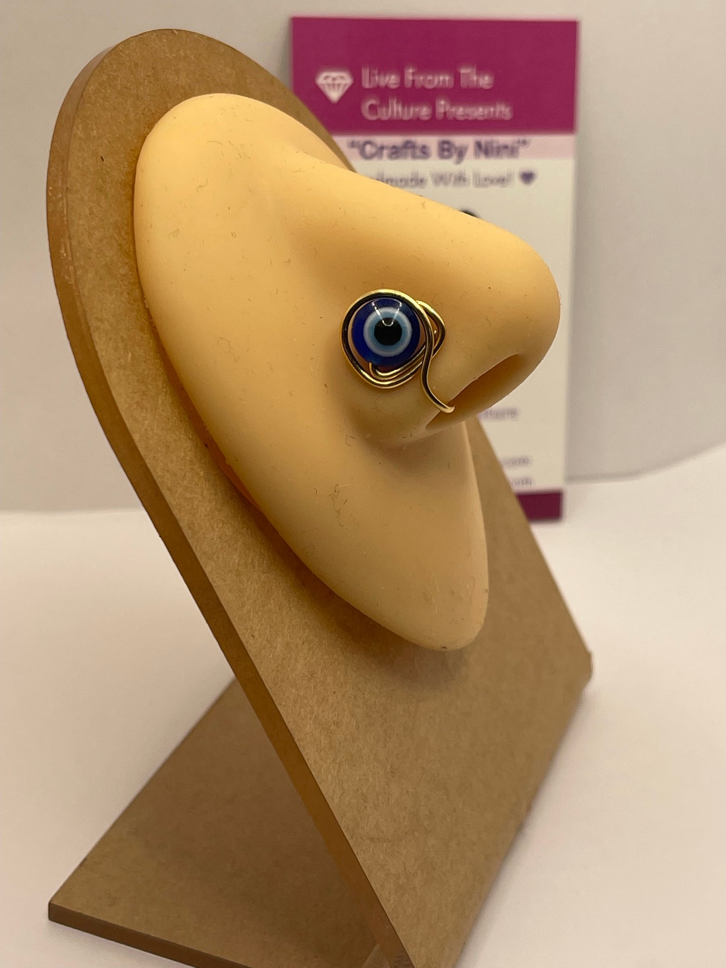 Evil Eye Nose Cuff