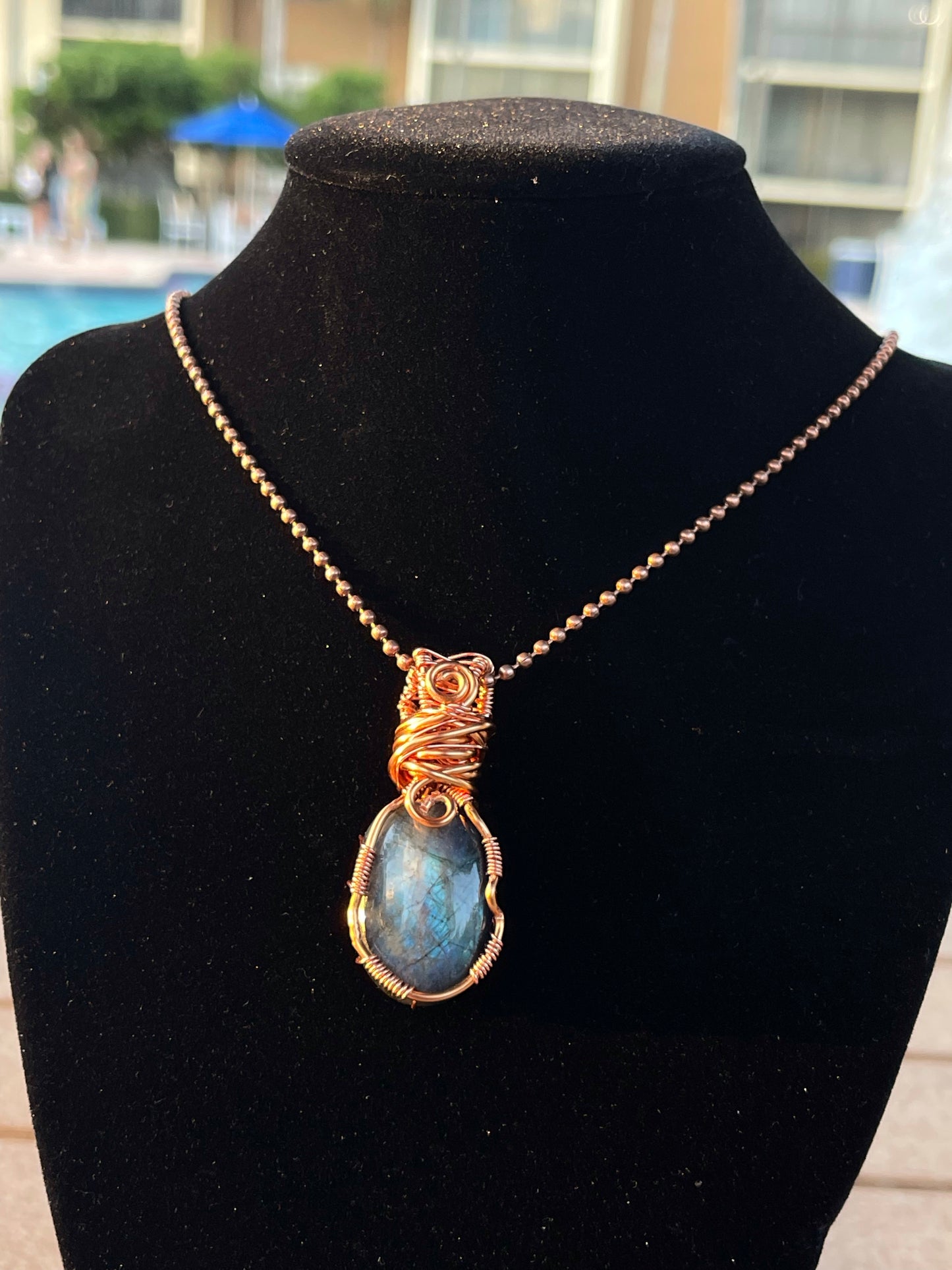 Labradorite in Copper