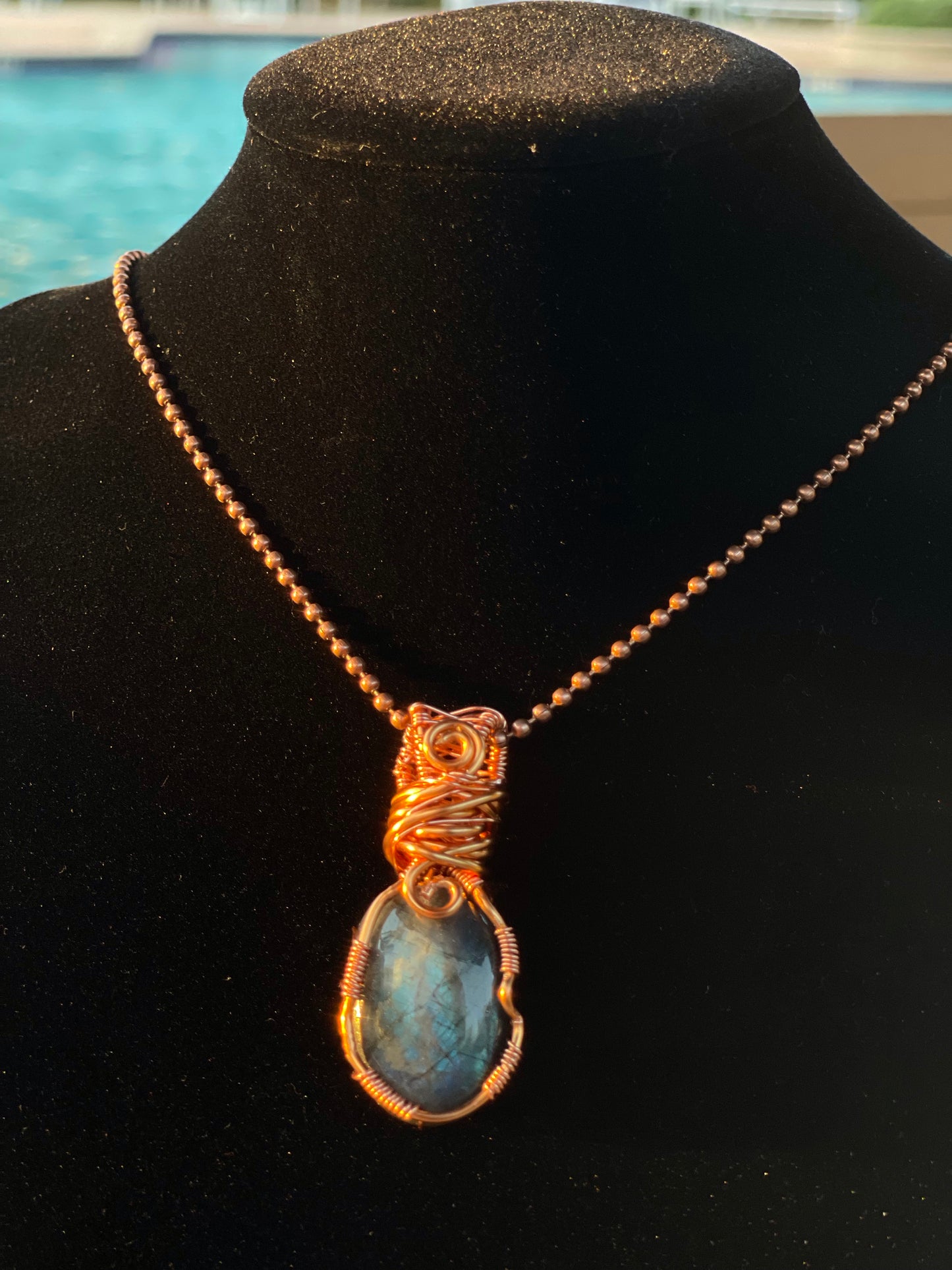 Labradorite in Copper