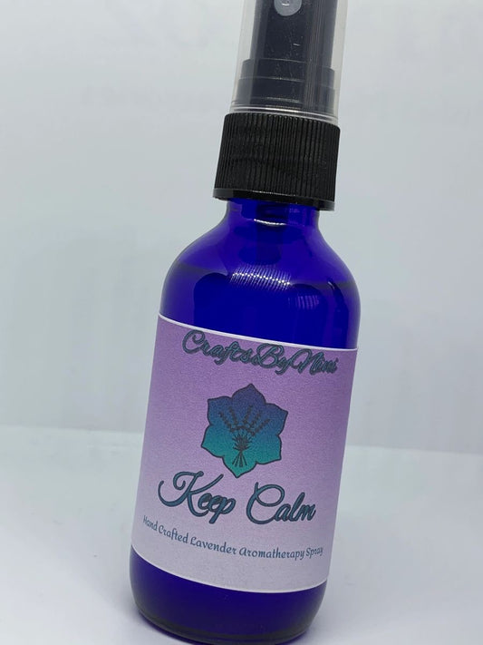 “Keep Calm” Handmade Lavender Aromatherapy Spray