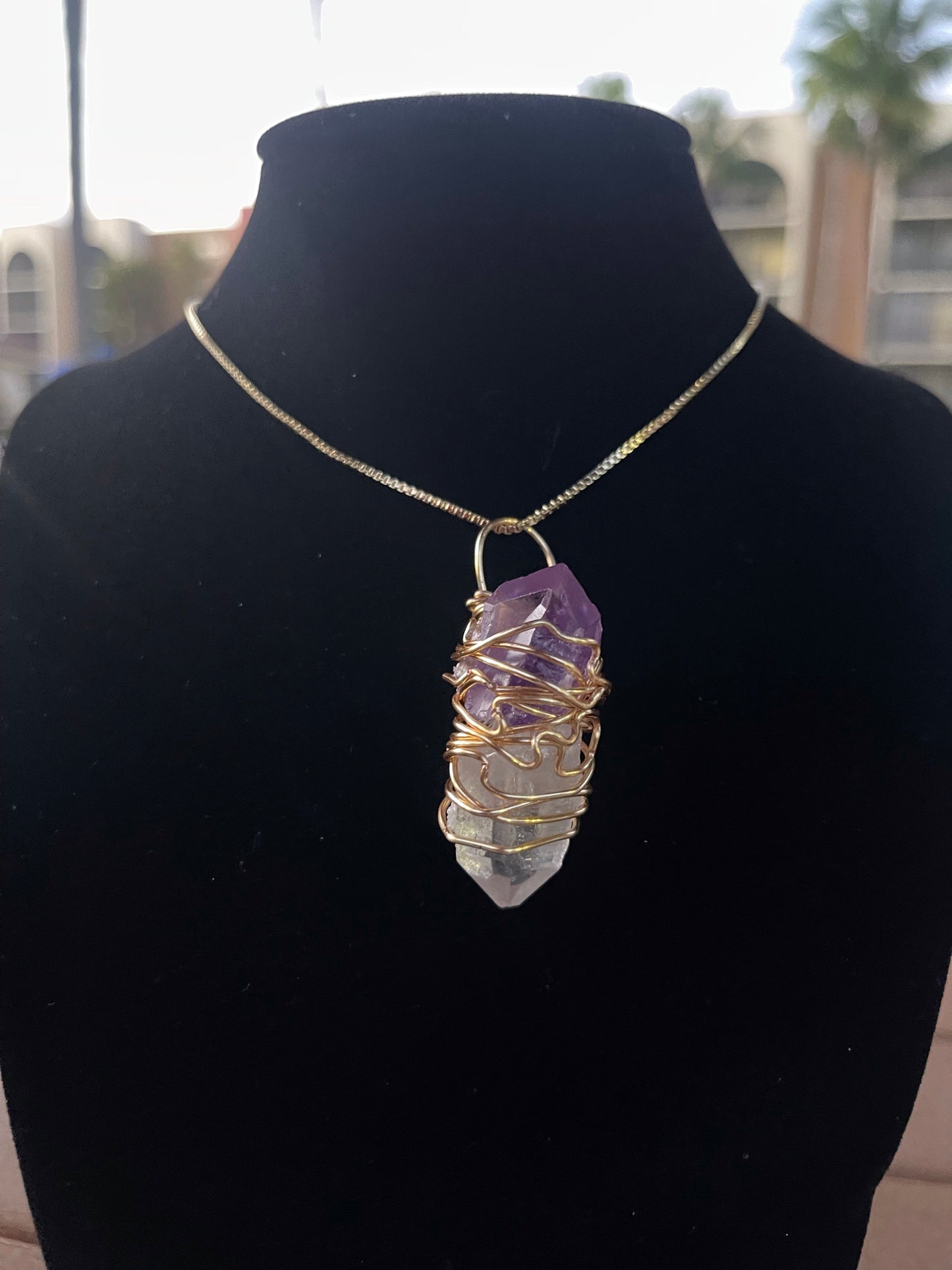 Amethyst & Clear Quartz