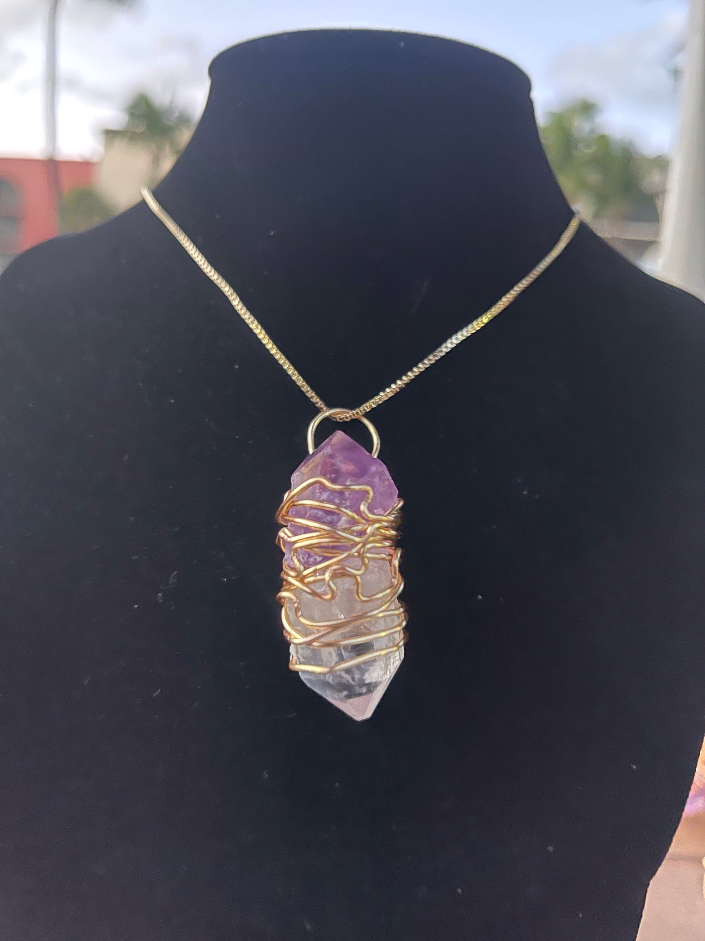 Amethyst & Clear Quartz